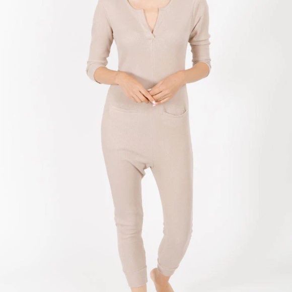 Smash+Tess Coffee Time Waffle Romper - Picture 4 of 4